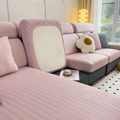 Cooling Stretchy Replacement Couch Cushion Covers for Sectional, Individual Couch Seat Cushion Covers