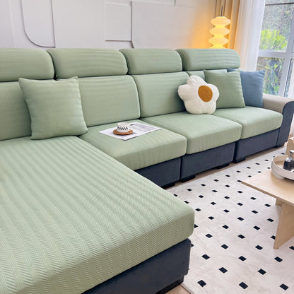 Cooling Stretchy Replacement Couch Cushion Covers for Sectional, Individual Couch Seat Cushion Covers