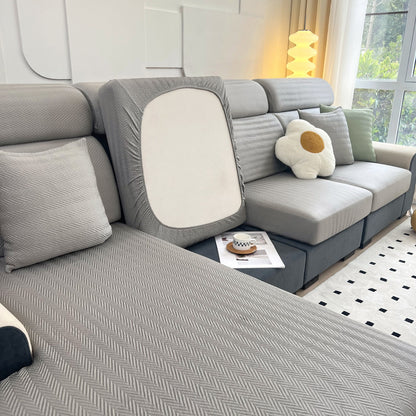 Cooling Stretchy Replacement Couch Cushion Covers for Sectional, Individual Couch Seat Cushion Covers