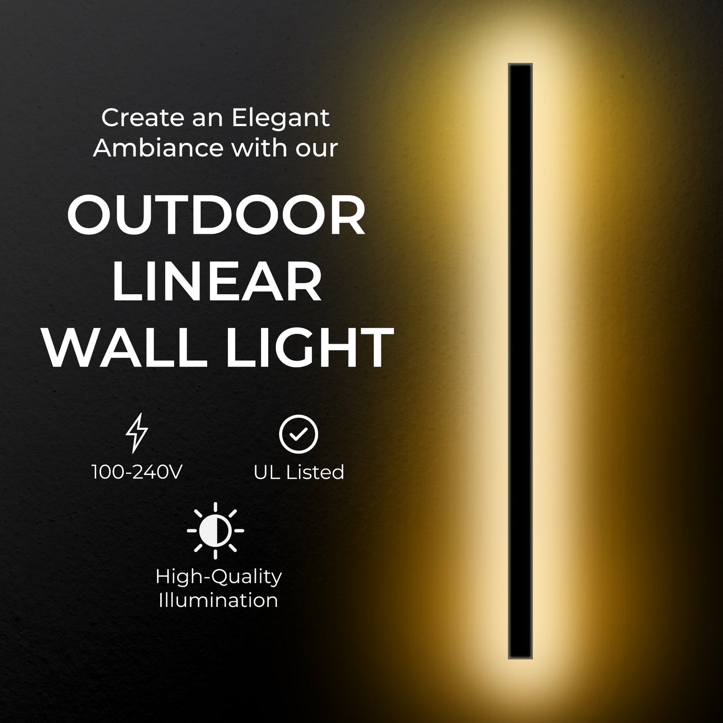 Svelte Outdoor Linear Lamp