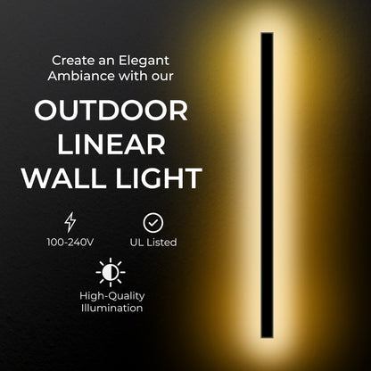 Svelte Outdoor Linear Lamp
