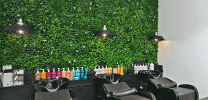 Sample Panel – White Oasis Vertical Garden (Small Sample)