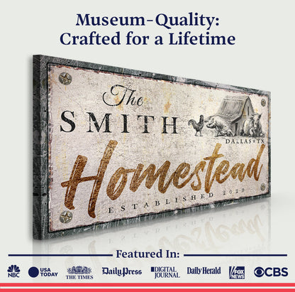 Homestead Sign IV