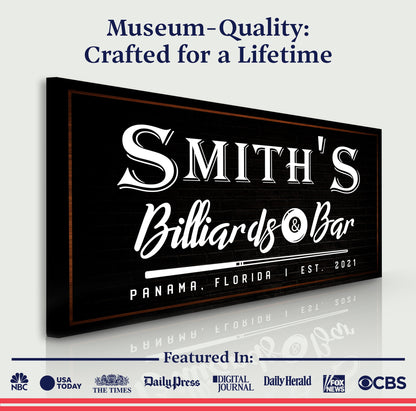 Billiards And Bar Sign II