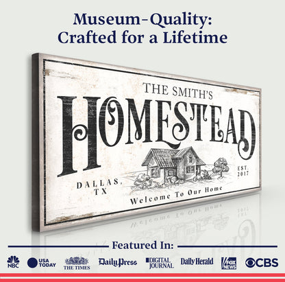 Vintage Homestead Sign II
