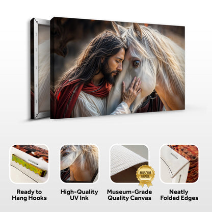 Jesus And Horse Faith Wall Art