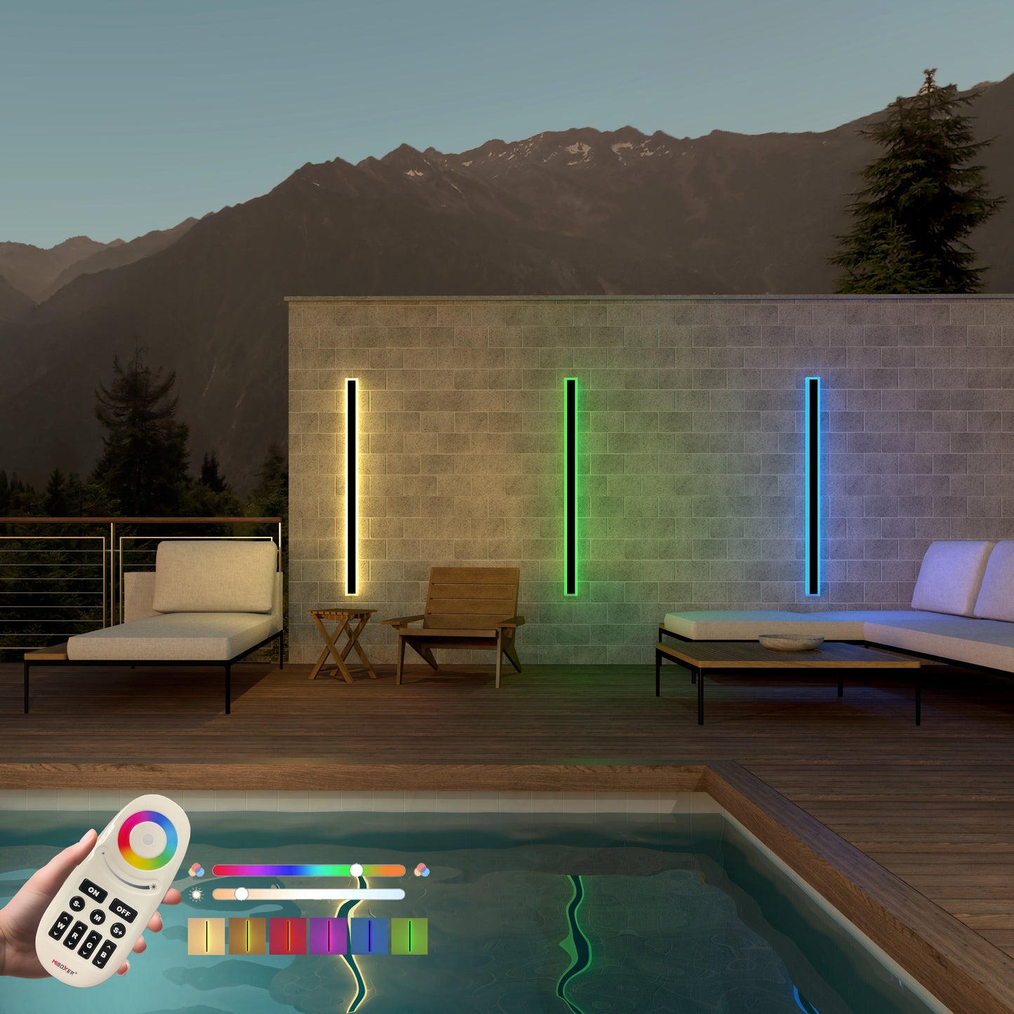 Immense RGB Wall Lamp