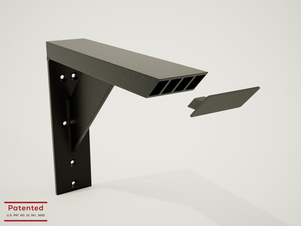 Industrial 1 inch Large Shelf Bracket®