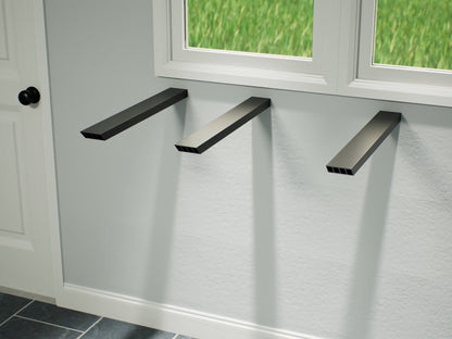 The Original™ Side Wall Free Hanging Shelf Bracket in Industrial, Aluminum or American Made Steel