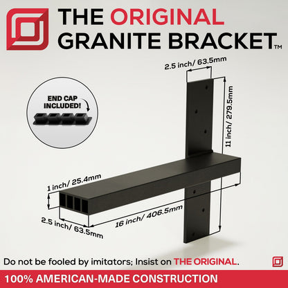 Industrial 1 inch Free Hanging Shelf Bracket®