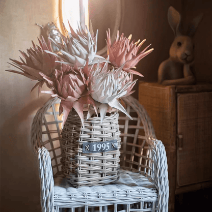 Artificial Artichoke Stem in Various Colors 37" Tall