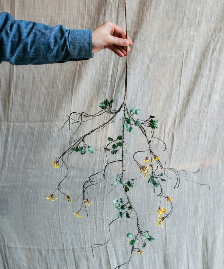 Faux Artificial Colorful Baby's-Breath Vine Stem 27" Tall Silk