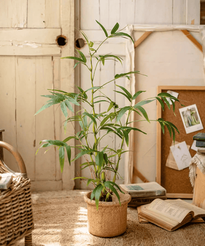 Artificial Bamboo Leaves in Pot