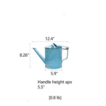 Blue Metal Rustic Watering Can