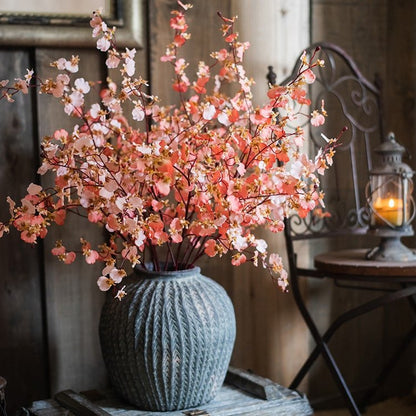 Impressionist Oncidium Orchid Stem in Pink 31" Tall