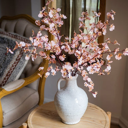 Impressionist Oncidium Orchid Stem in Pink 31" Tall