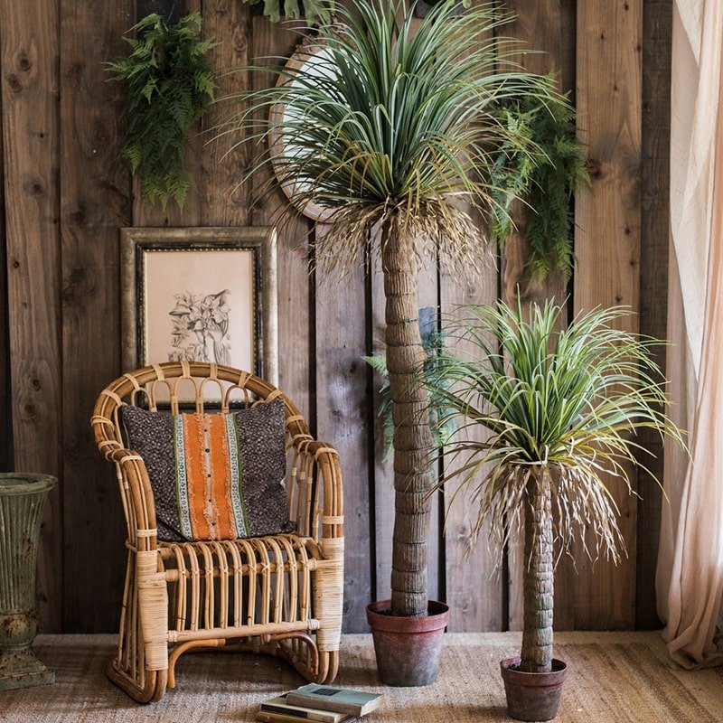 Moroccan Artificial Palm Tree In Pot, view 2
