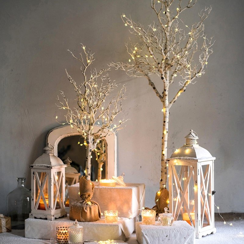 Christmas Withered White Christmas Tree Faux, view 2