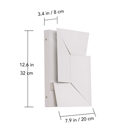 Jigsaw Modern LED Wall Light, Geometric Minimalist Sconce with Warm White Glow