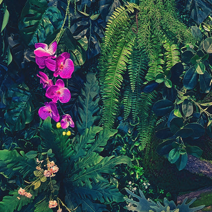 Jungle Wallpaper, Forest Greenery Botanical Wall Mural. #6741