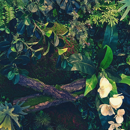Jungle Wallpaper, Forest Greenery Botanical Wall Mural. #6741