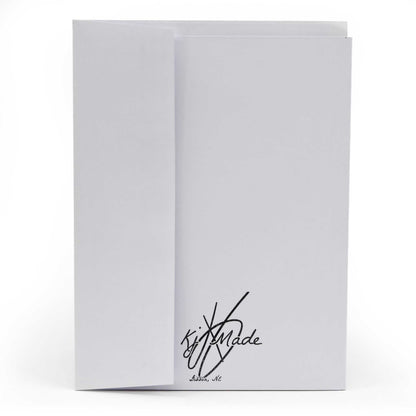 White Greeting Card | Multiple Designs | KJ Made