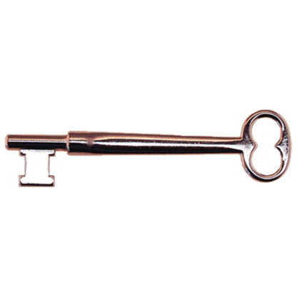 Solid Brass Skeleton Key with Double Notched Bit Premium Architectural Key for Period Homes and Restoration Projects