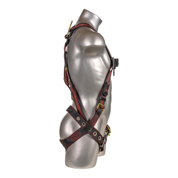 Kapture 5 Point Elite Full Body Harness - Dorsal D-Ring - QC Chest - Tongue Buckle Legs - All Sizes