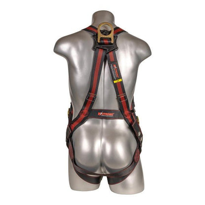 Kapture 5 Point Elite Full Body Harness - Dorsal D-Ring - QC Chest - Tongue Buckle Legs - All Sizes
