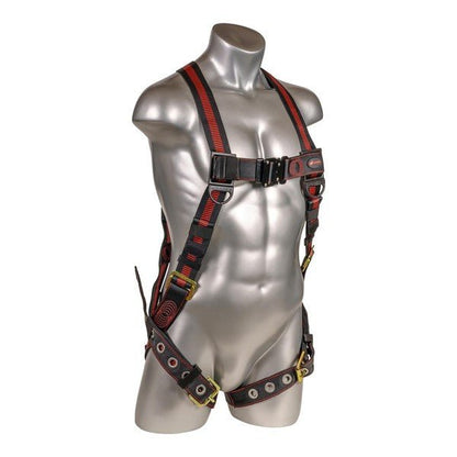 Kapture 5 Point Elite Full Body Harness - Dorsal D-Ring - QC Chest - Tongue Buckle Legs - All Sizes
