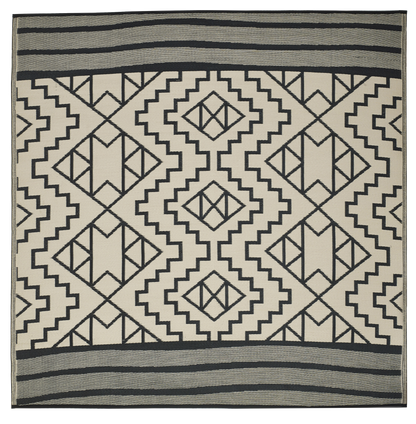 Kilimanjaro - Black Outdoor Rug for Patio FINAL SALE