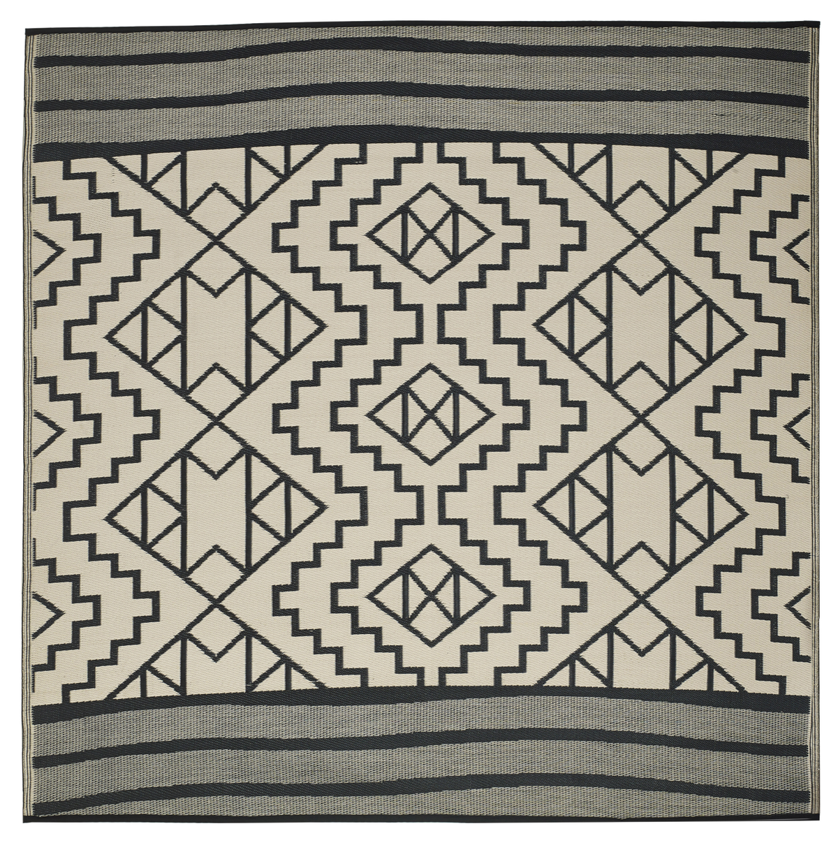 Kilimanjaro - Black Outdoor Rug for Patio