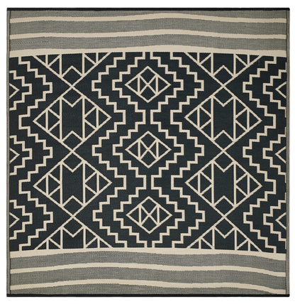 Kilimanjaro - Black Outdoor Rug for Patio FINAL SALE
