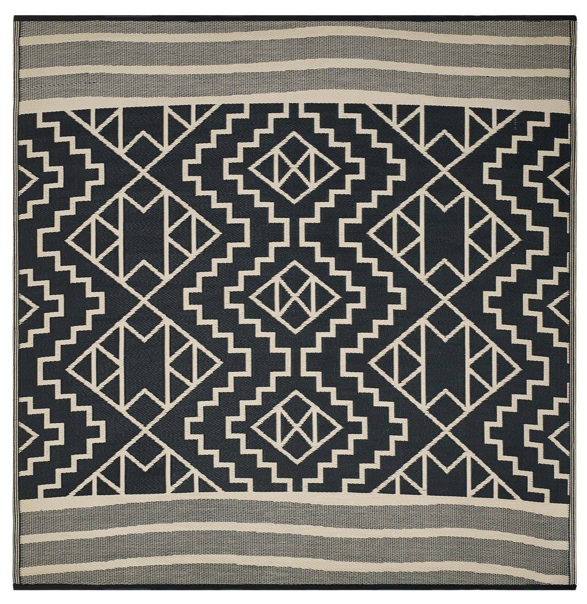 Kilimanjaro - Black Outdoor Rug for Patio