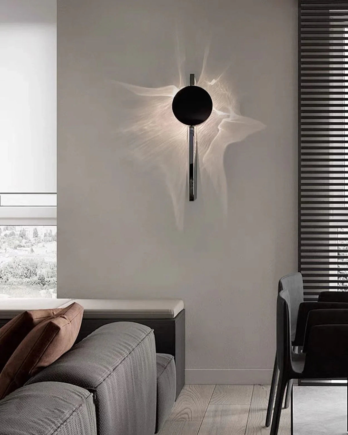 Kinetic Shadow Wall Lamp