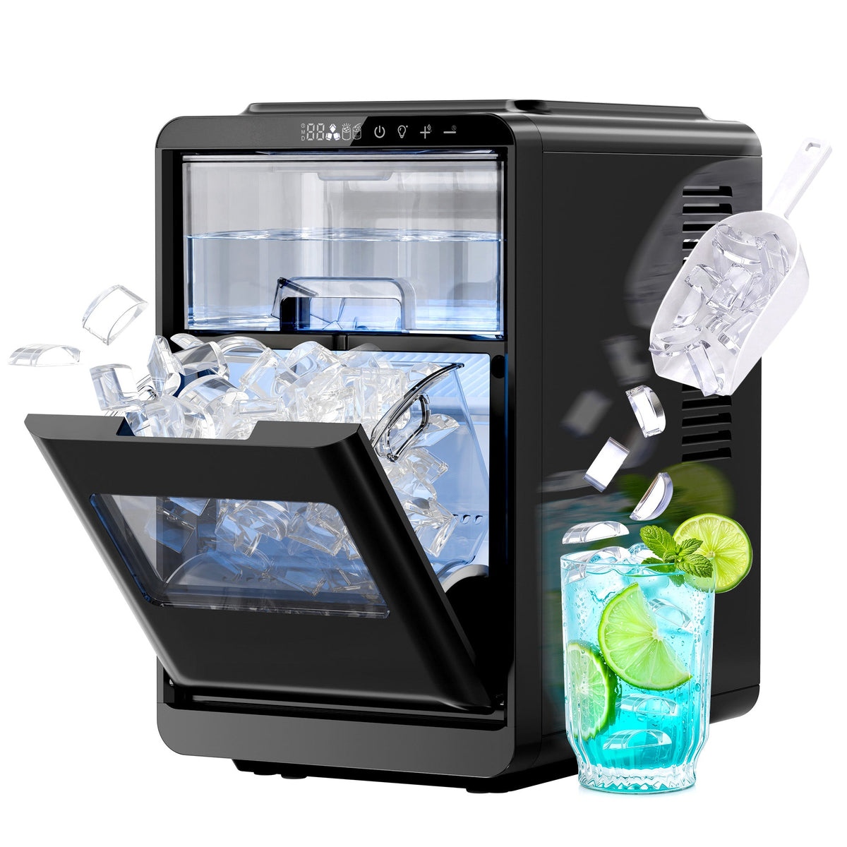 Kismile Clear Square Ice Cubes Maker 58003RIM0