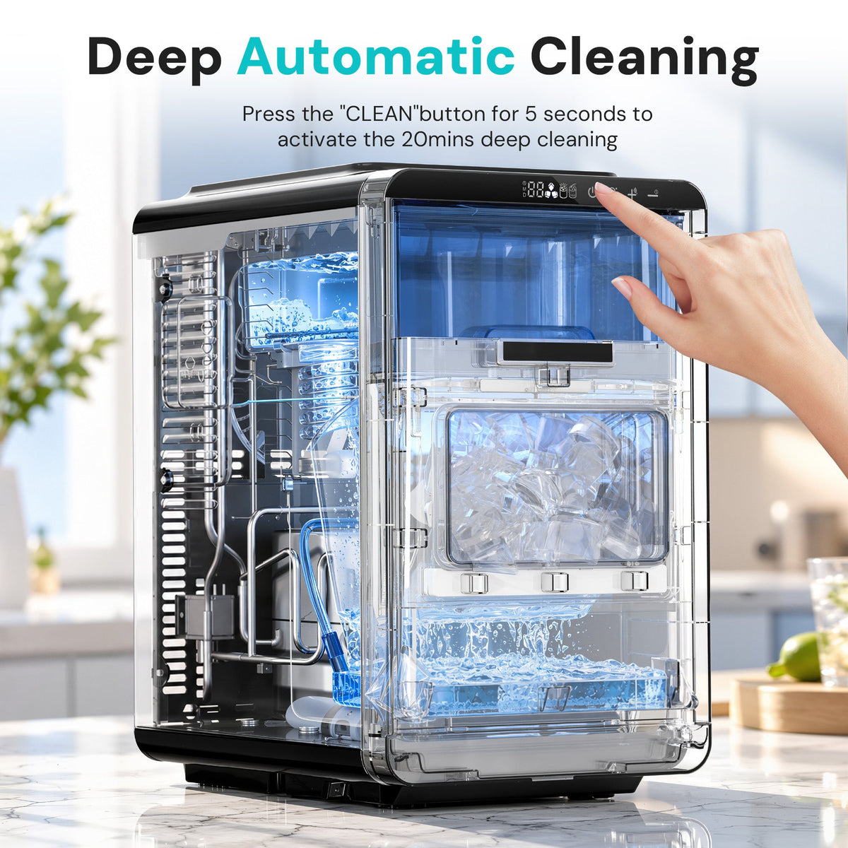 Kismile Clear Square Ice Cubes Maker 58003RIM0