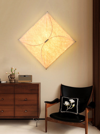 Kite Shaped Paper Wall Lamp