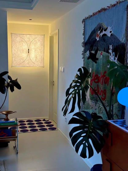 Kite Shaped Paper Wall Lamp