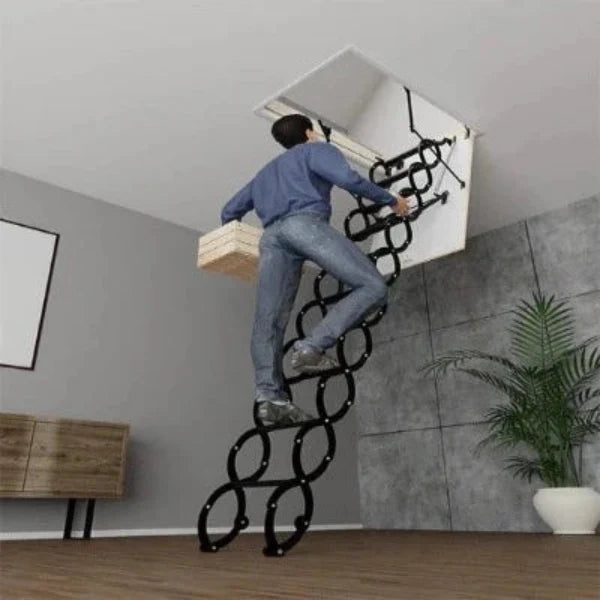 Scissor Insulated Attic Ladder - 31.5in x 23.5in (Long)