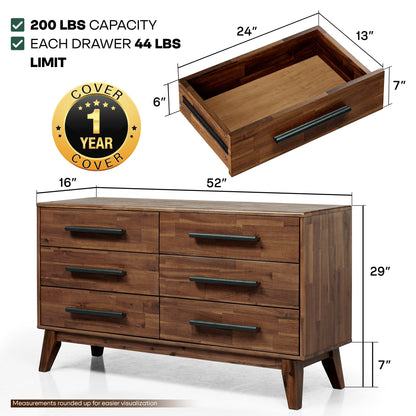 Legacy Solid Wood Dresser