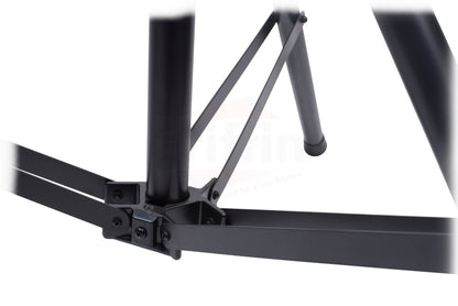 Crank Up Light Stands (2 Pack) Stage Lighting Truss System by GRIFFIN - Portable Speaker Tripod Platform Rig - Adjustable Trussing DJ Booth Kit, T Bar