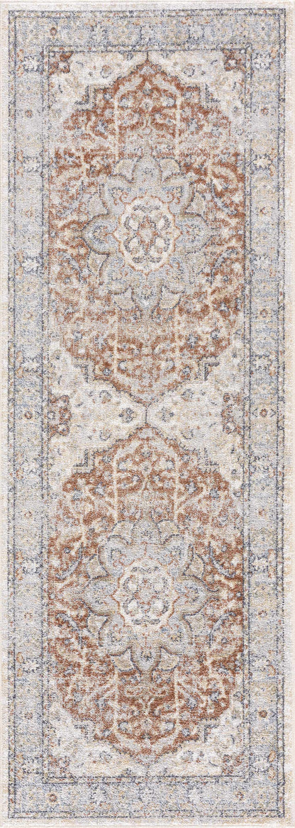 Emke Flat Pile Washable Rug