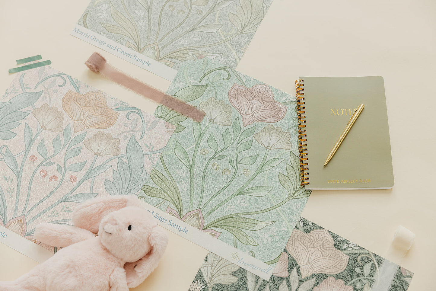 Morris Wallpaper by Aynsley Ovard x Bloomery Decor