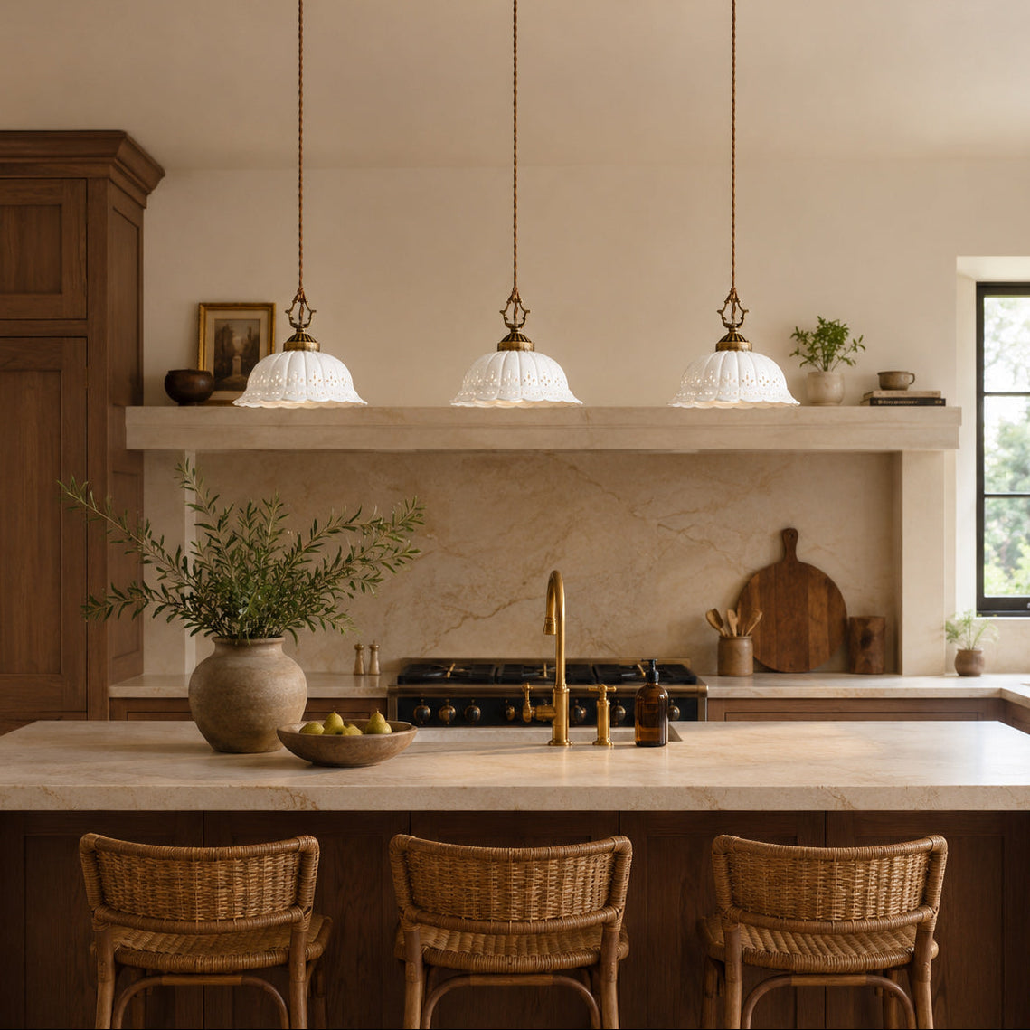 Lacelle Porcelain Pendant Lamp