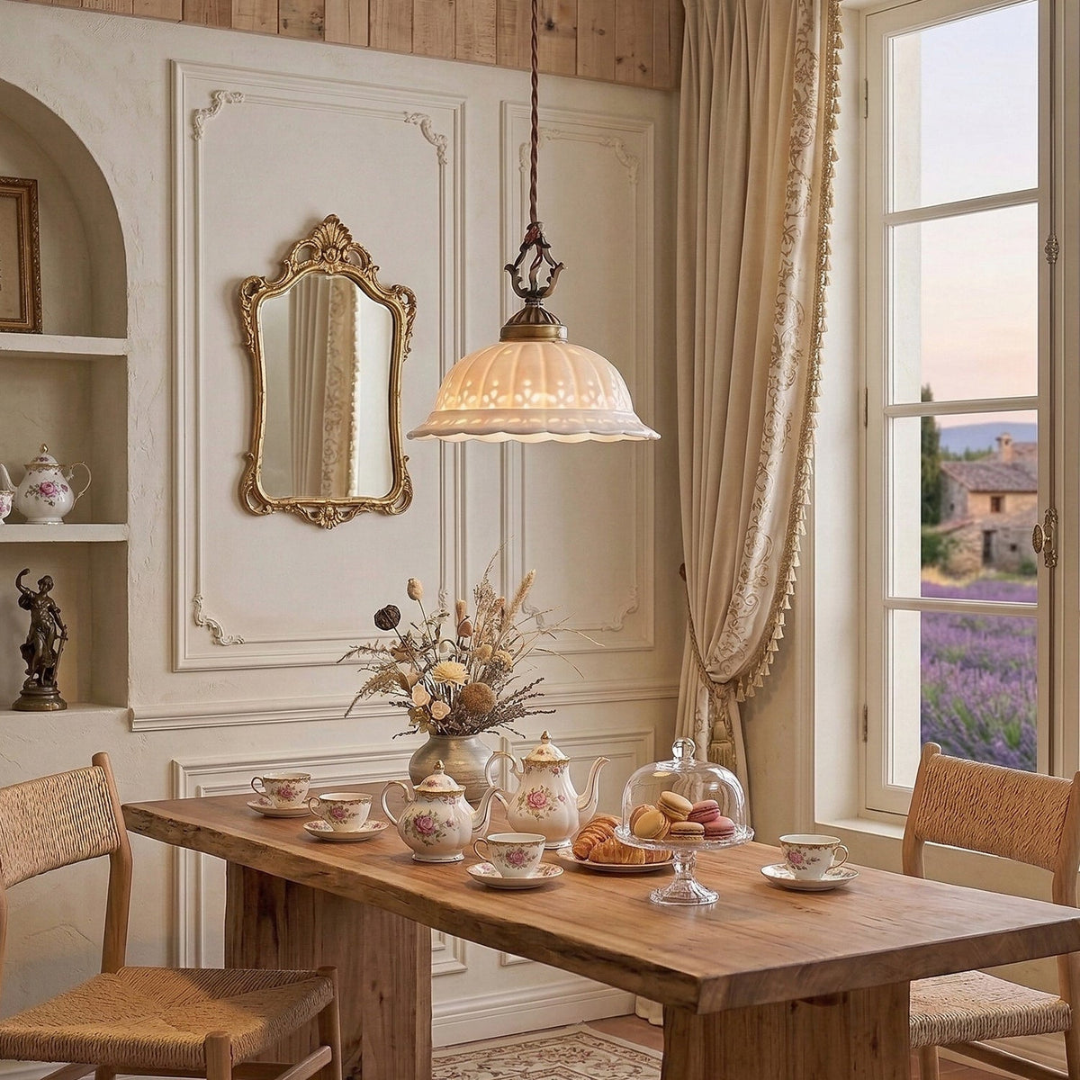 Lacelle Porcelain Pendant Lamp