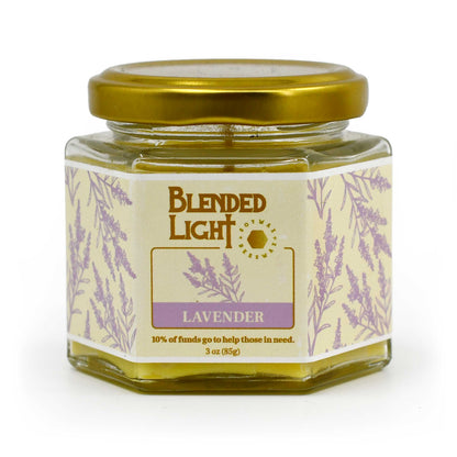 Lavender Scented Candle | Multiple Sizes | Blended Light
