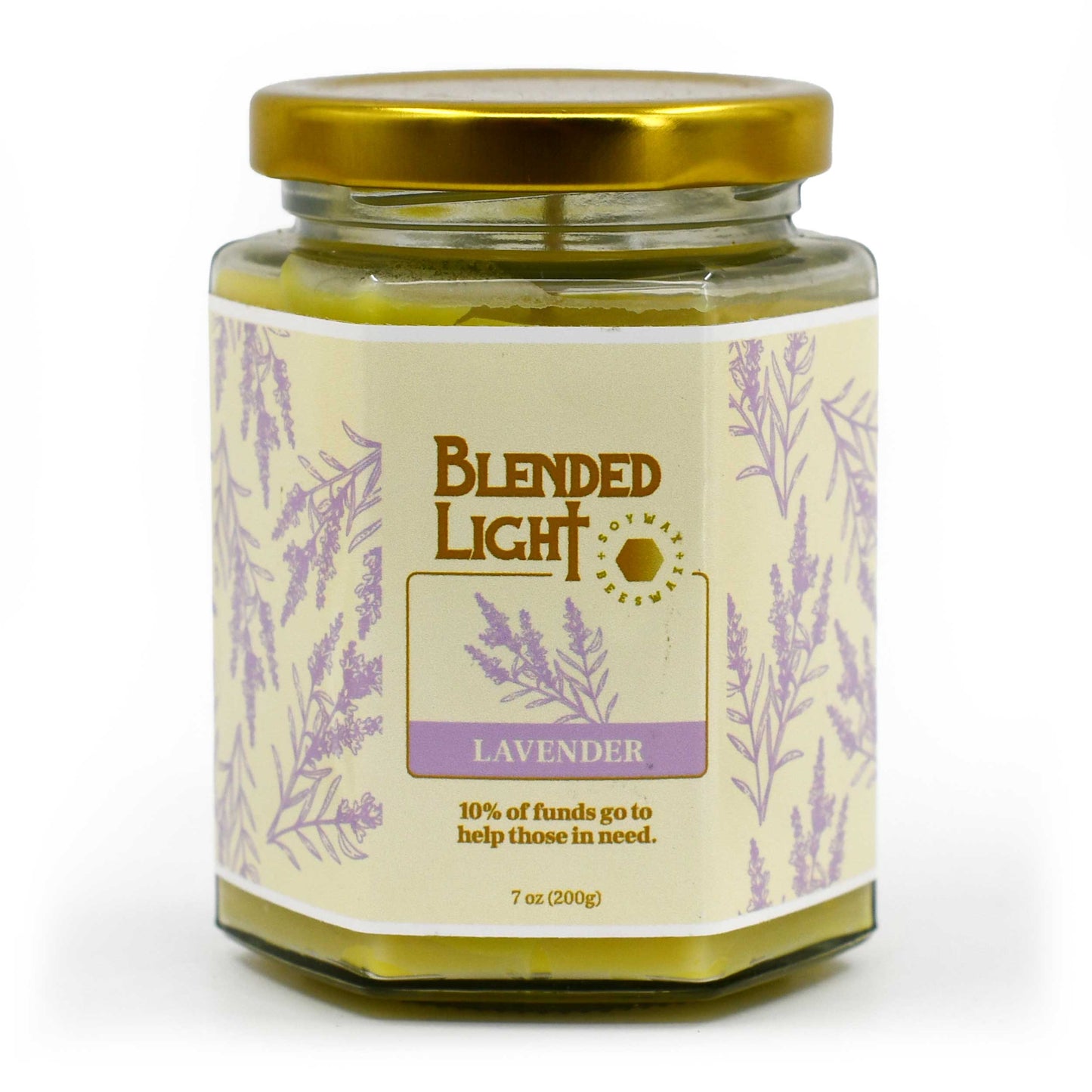 Lavender Scented Candle | Multiple Sizes | Blended Light