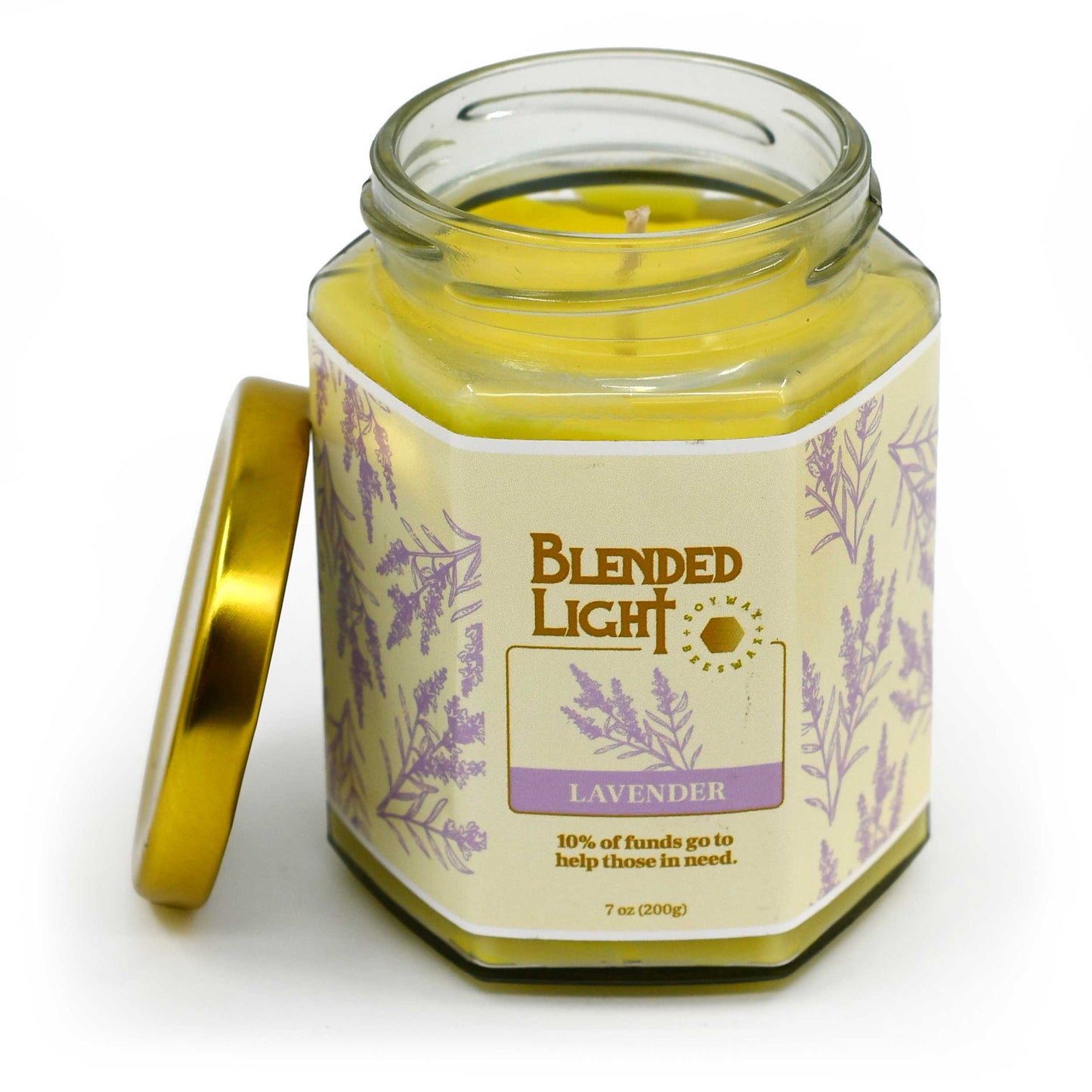 Lavender Scented Candle | Multiple Sizes | Blended Light