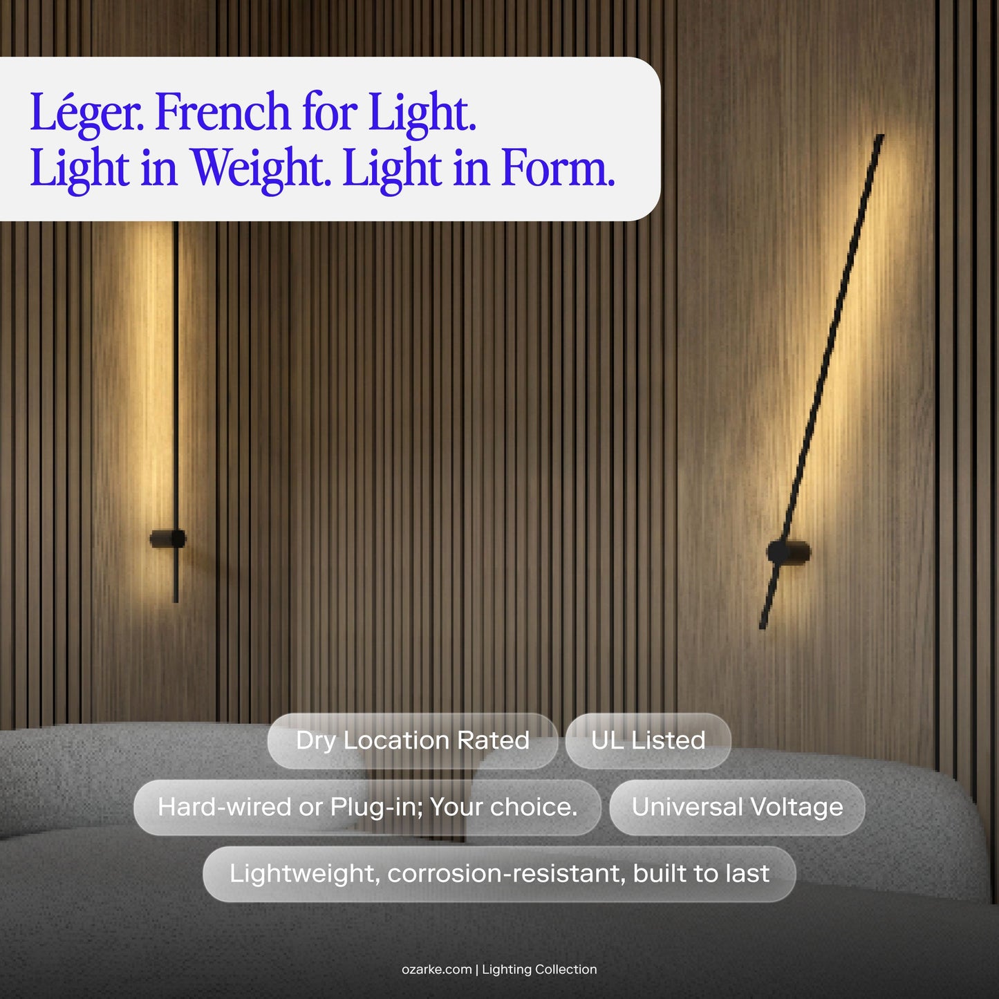 Leger Modern Wall Sconce